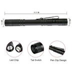 Outdoor Strong Light Flashlight Mini Pen Fork Lamp Portable Tool Lamp — view 4