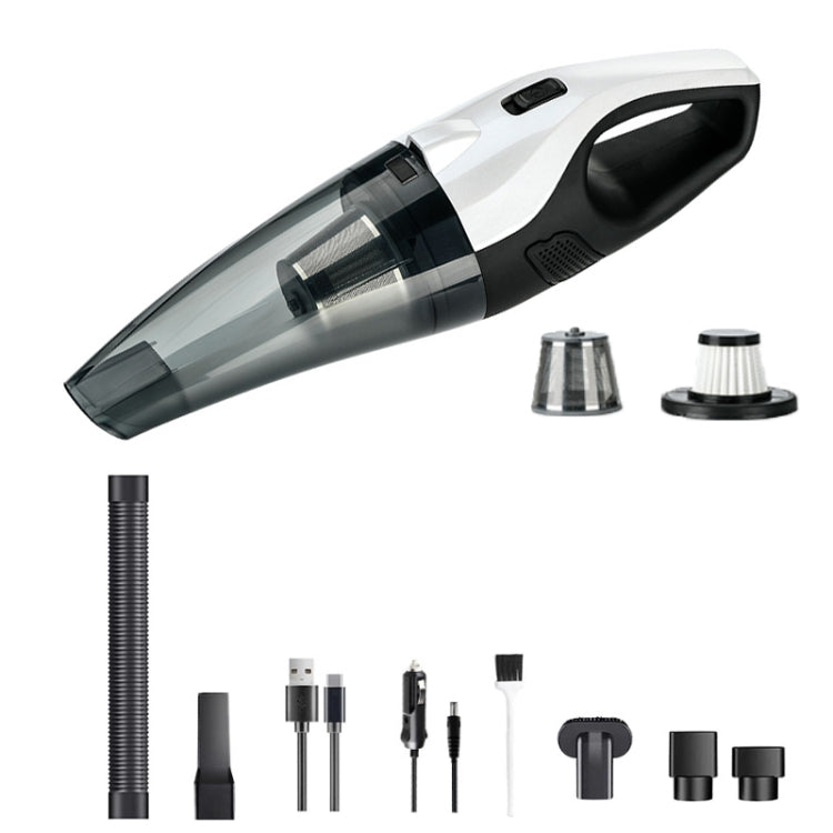 Car Handheld Portable Vacuum Cleaner With Strong Suction — Wired + Charging 7.4V