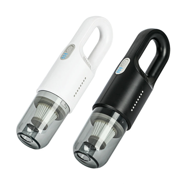 Wireless Car-mounted High-power Suction Handheld Vacuum Cleaner — White 7.4V