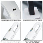 Wireless Car-mounted High-power Suction Handheld Vacuum Cleaner — view 11