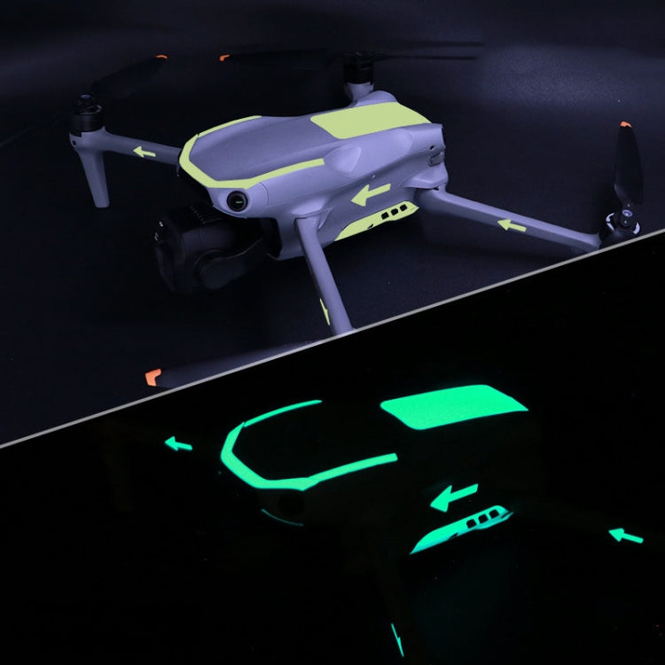 For DJI Air 3S / 3 Luminous Stickers Night Glow Film — Blue