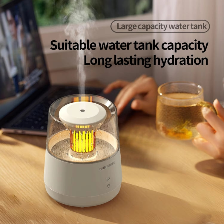 Raindrop Candlelight Aromatherapy Diffuser Air Humidifier with Colorful Lights — view 6
