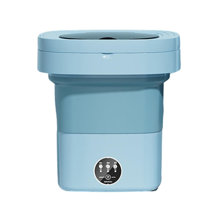 Fully Automatic Mini Foldable Washing Machine With Dehydration Function — Green