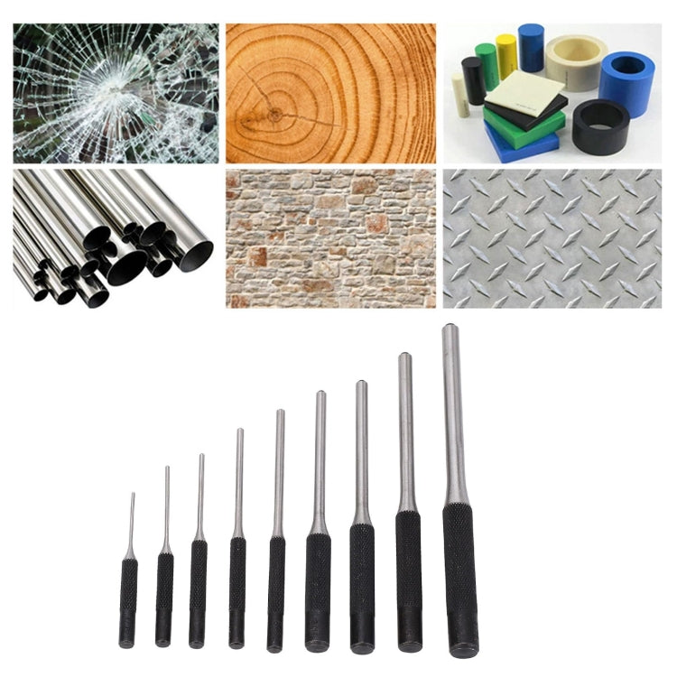 9-in-1 Heavy Duty Roll Pin Punch Set Round Punch Removal Tools — view 5