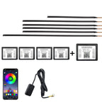 Car Hidden Acrylic LED Colorful Decorative Atmosphere Light Strip