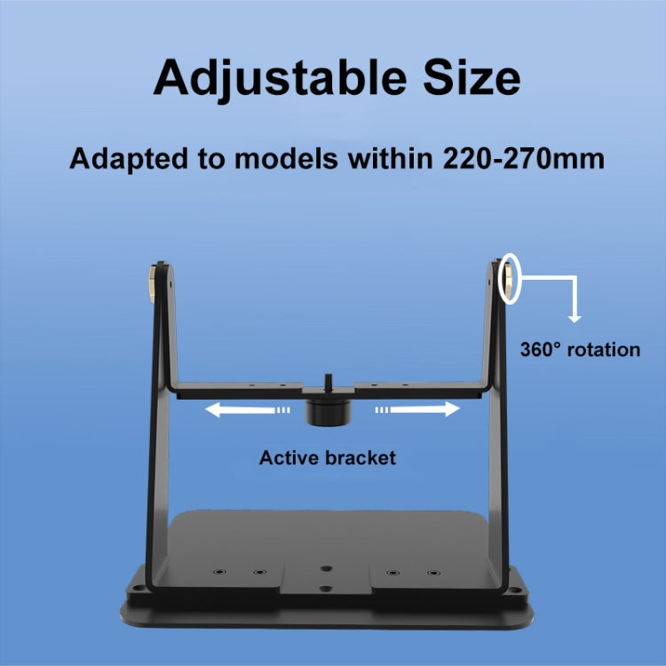Punch-free Desktop Metal Adjustable Projector Stand — view 3
