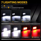 E-SMARTER K011 USB Rechargeable Repair Light With Magnet COB Strong Light Flashlight