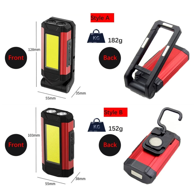 E-SMARTER K011 USB Rechargeable Repair Light With Magnet COB Strong Light Flashlight