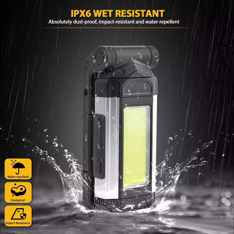 E-SMARTER K011 USB Rechargeable Repair Light With Magnet COB Strong Light Flashlight