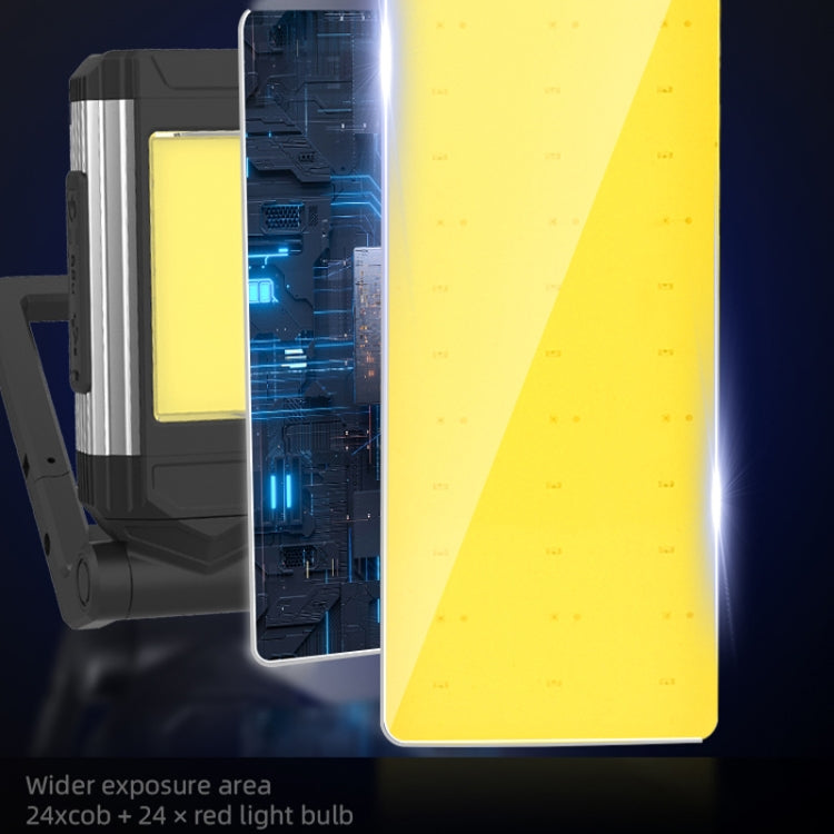 E-SMARTER K011 USB Rechargeable Repair Light With Magnet COB Strong Light Flashlight