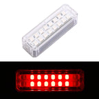 Solar Car Warning Double-Row Flashing Lights
