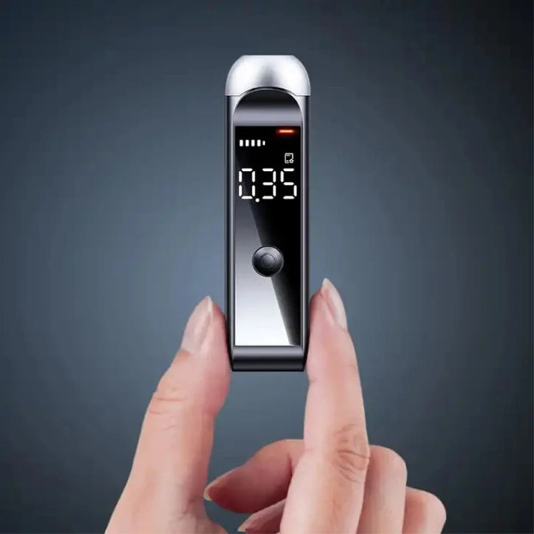 Portable Digital Alcohol Tester Breathalyzer Rechargeable Alcohol Test Tool
