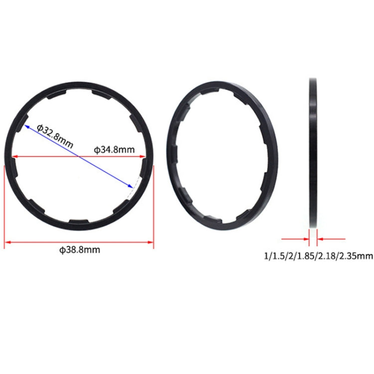 Bicycle Hub Freehub Slotted Flywheel Gasket
