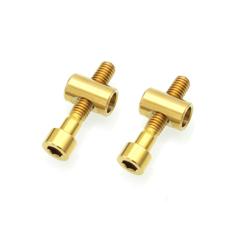Bicycle Titanium Alloy Seat Post Locking Screws — M6x30 Colorful