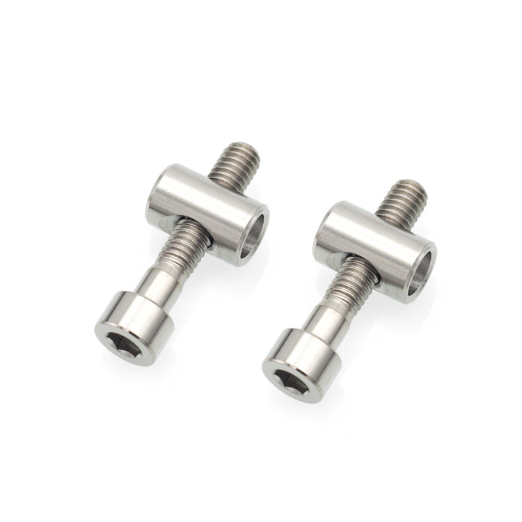 Bicycle Titanium Alloy Seat Post Locking Screws — M6x30 Gold