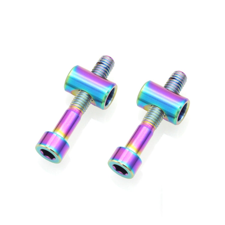 Bicycle Titanium Alloy Seat Post Locking Screws — M6x30 Titanium