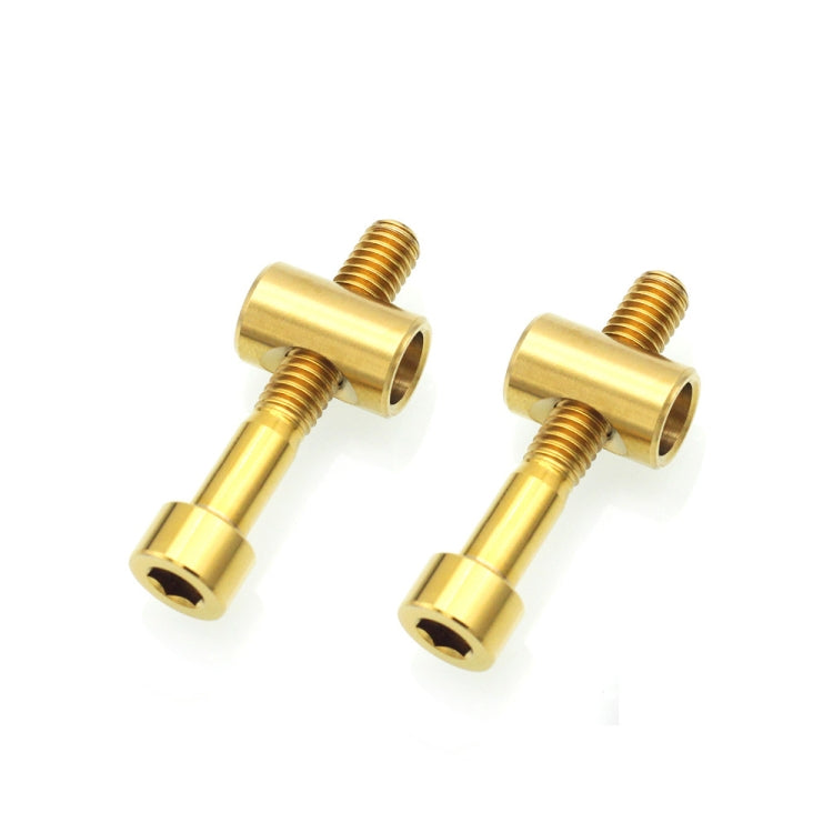 Bicycle Titanium Alloy Seat Post Locking Screws — M6x35 Colorful
