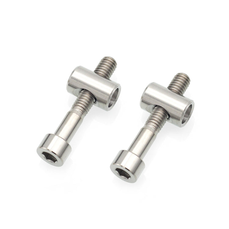 Bicycle Titanium Alloy Seat Post Locking Screws — M6x35 Gold