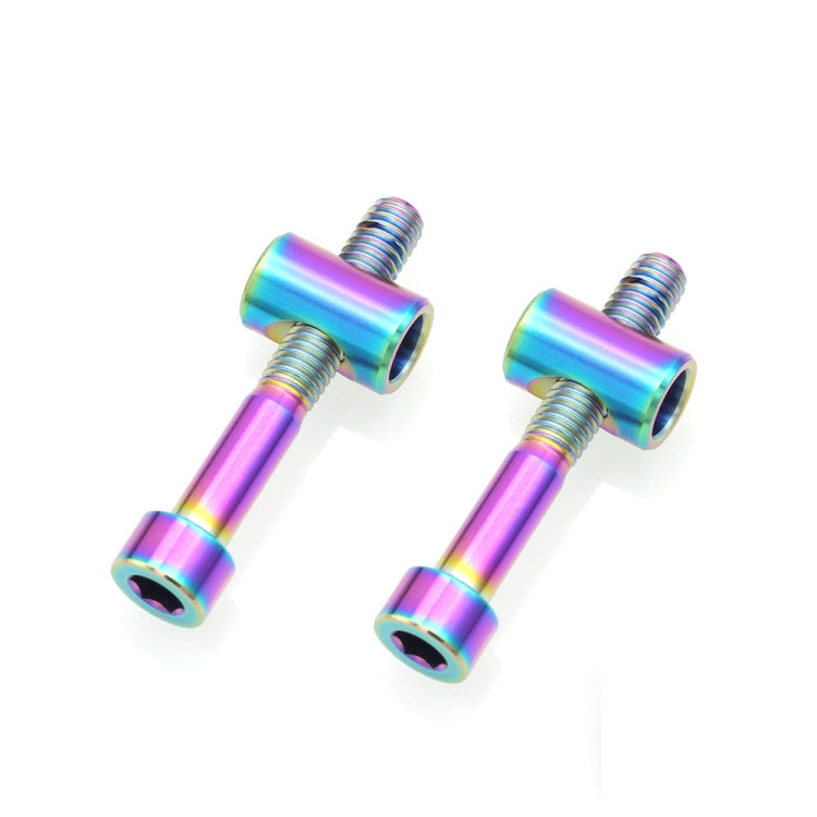 Bicycle Titanium Alloy Seat Post Locking Screws — M6x35 Titanium