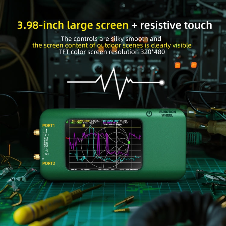 Handheld Vector Network Analyser Colorful Screen Network Tester — P5