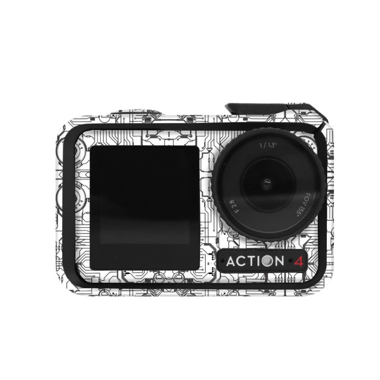 For DJI Action 4 Motion Camera Stickers All Inclusive Photo Frame Color Changing Stickers Accessories