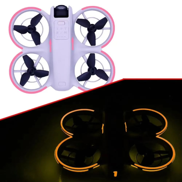 For DJI Neo Luminous Stickers Night Glow Cool Film — Grass Green