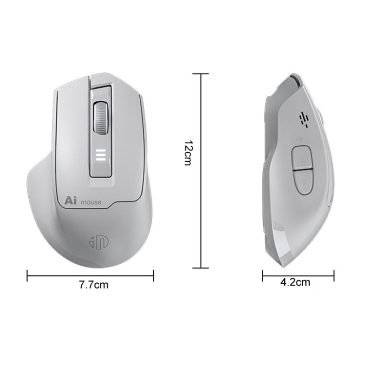 Inphic S6 Voice Mouse Wireless Bluetooth Dual-mode Charging Silent Smart Voice Controlled Typing AI Office Home Mouse