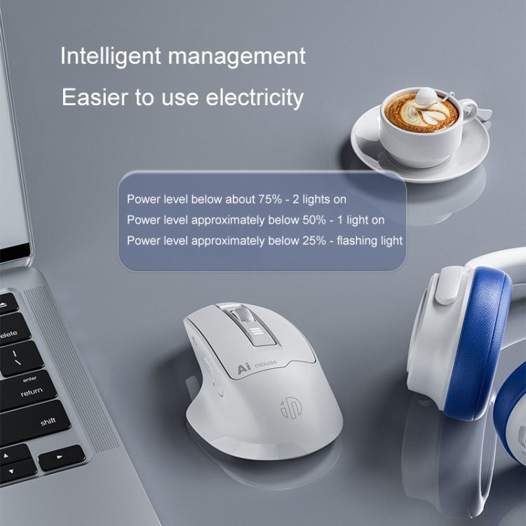 Inphic S6 Voice Mouse Wireless Bluetooth Dual-mode Charging Silent Smart Voice Controlled Typing AI Office Home Mouse