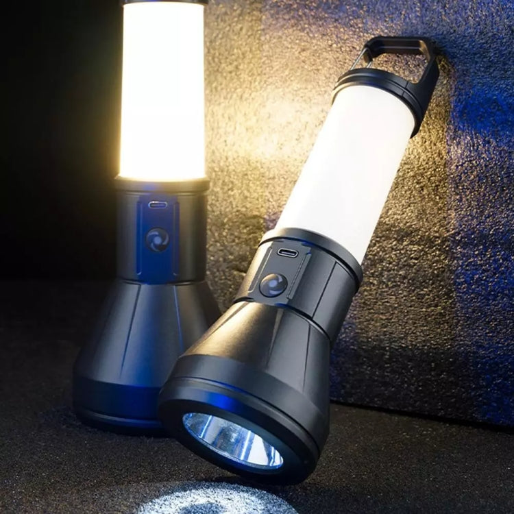 Dual Light Source Side Lamp Floodlight Flashlight Strong Light Far Shooting Camping Lamp — view 12