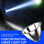 Dual Light Source Side Lamp Floodlight Flashlight Strong Light Far Shooting Camping Lamp — view 8