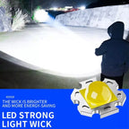 Dual Light Source Side Lamp Floodlight Flashlight Strong Light Far Shooting Camping Lamp — view 10