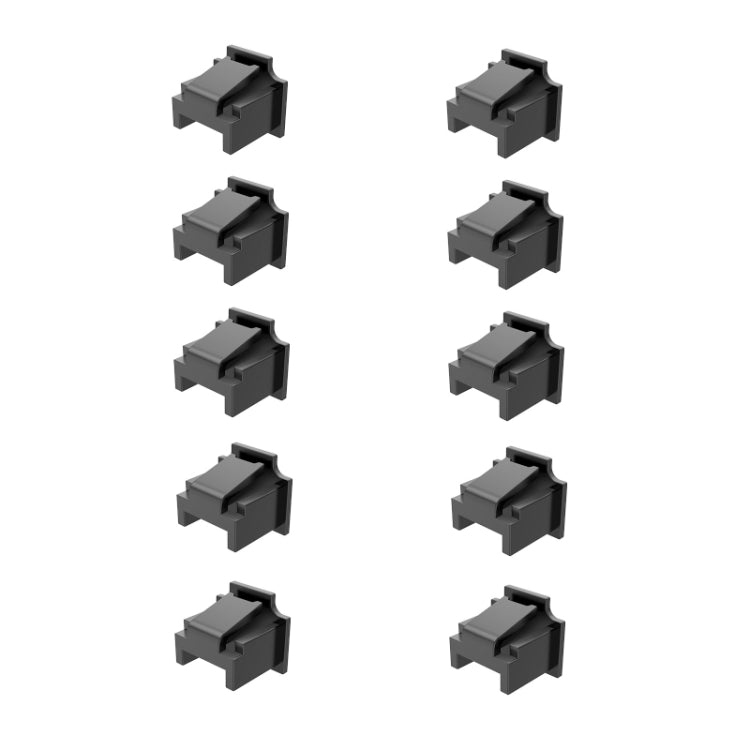 10pcs /Set RJ45 Network Port Dust Plug Router Network Cable Protection Cover