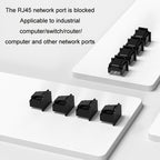 10pcs /Set RJ45 Network Port Dust Plug Router Network Cable Protection Cover