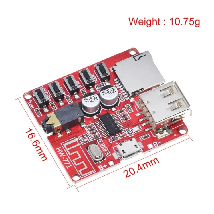 Bluetooth Decoder Board MP3 Lossless Car Speaker Amplifier Modification Bluetooth 4.1 Circuit Board — view 5