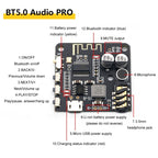DIY Bluetooth 5.0 Audio Receiver Module PRO MP3 Bluetooth Decoder Board Car Speaker Audio Amplifier Board 4.1 — view 3