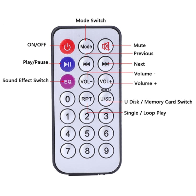 Bluetooth 4.1 MP3 Decoding Module Audio Receiver Board Lossless Car Speaker Amplifier Modified Circuit Board — view 6