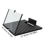 20-inch Pull-out Mobile Phone Screen Amplifier HD Desktop Viewing Mobile Phone Holder