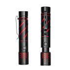 E-SMARTER XQ-S50 Mini Laser Flashlight Retractable Zoom Pen Clip LED Emergency Overhaul Flashlight — view 12