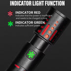 E-SMARTER XQ-S50 Mini Laser Flashlight Retractable Zoom Pen Clip LED Emergency Overhaul Flashlight — view 5