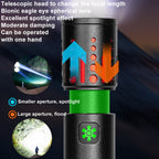 E-SMARTER XQ-S50 Mini Laser Flashlight Retractable Zoom Pen Clip LED Emergency Overhaul Flashlight — view 6