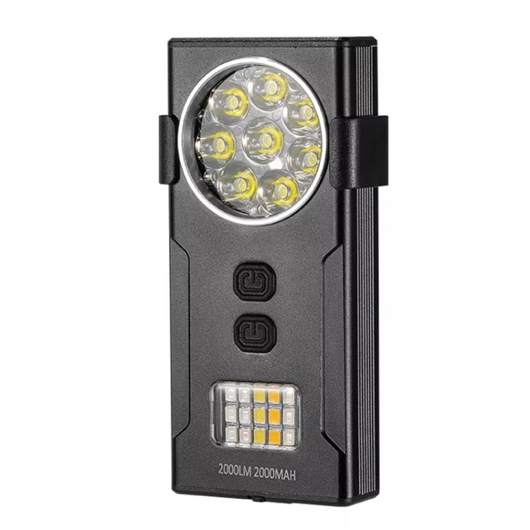 Strong Magnetic Adsorption Mini Carry-on Keychain Flat Work Light — E-SMARTER D84 4 Eyes