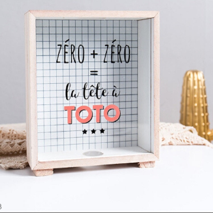 Creative Wooden Art Fresh Piggy Bank Bedroom Desktop Decoration Ornaments Sundries Storage Box — view 10