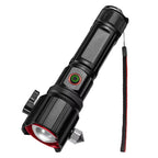 Laser Life Saving Flashlight Seat Belt Cutting Emergency Car Backup Tool Flashlight