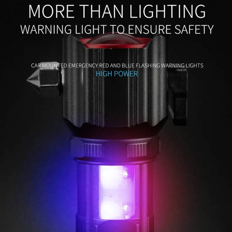 Laser Life Saving Flashlight Seat Belt Cutting Emergency Car Backup Tool Flashlight — view 7