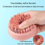 Multi-Functional Shower Scrubbing Ball Bathing Cleaning Brush Silicone Shower Brush — view 13