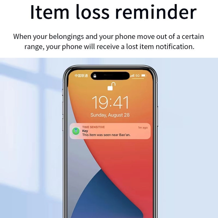 Smart Tracker Tag Anti-Lost Key Finder Works With Find My App