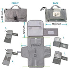 Multifunctional Waterproof Changing Diaper Pad Children Car Bag — view 4