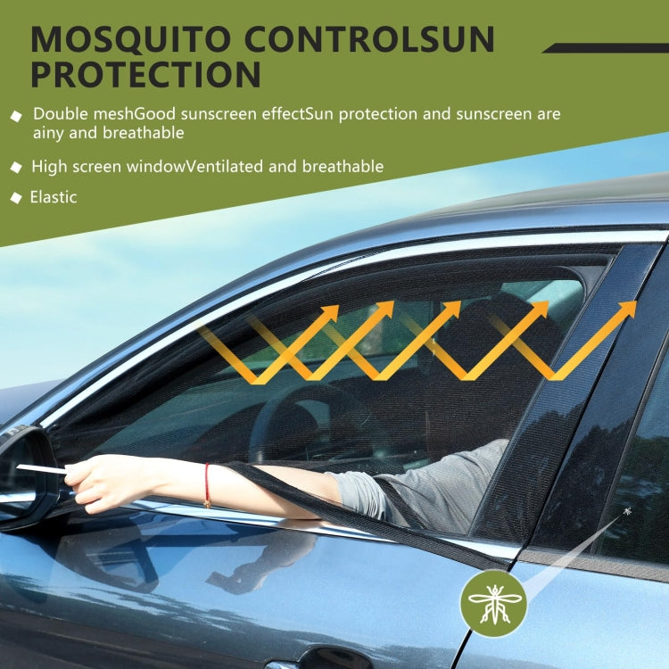 Car Rear Trunk Ventilation Shade Anti-mosquito Screen Cover