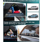 Car Rear Trunk Ventilation Shade Anti-mosquito Screen Cover