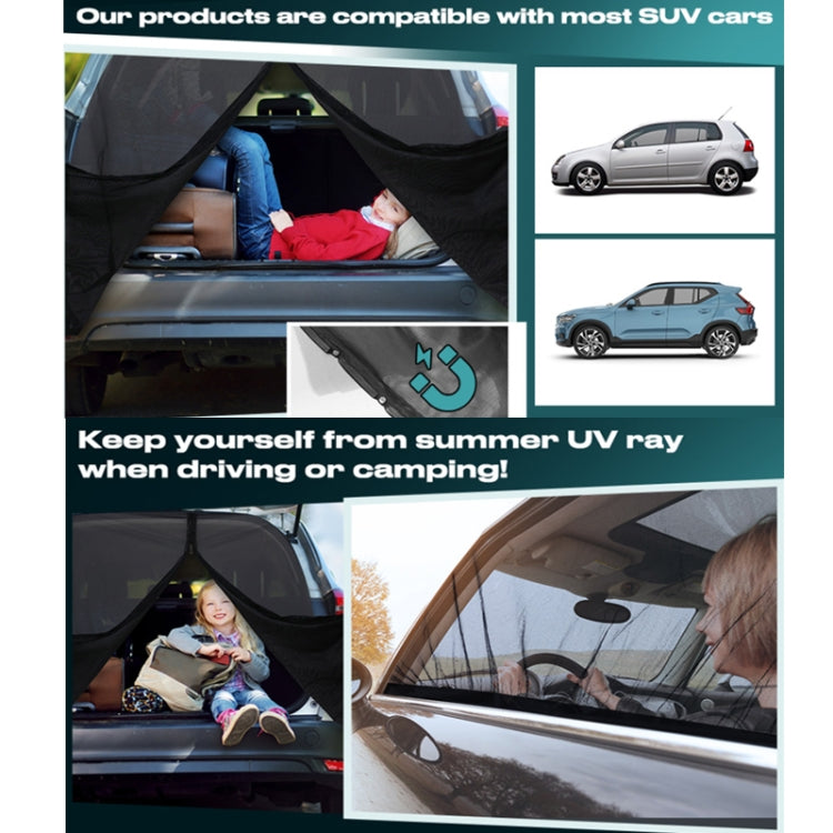 Car Rear Trunk Ventilation Shade Anti-mosquito Screen Cover